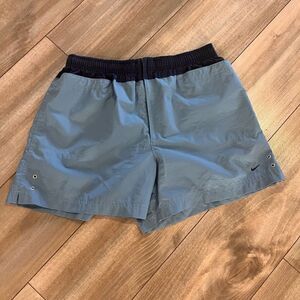 Vintage Nike Blue Athletic Casual Pants Women Medium Bin P-13‎